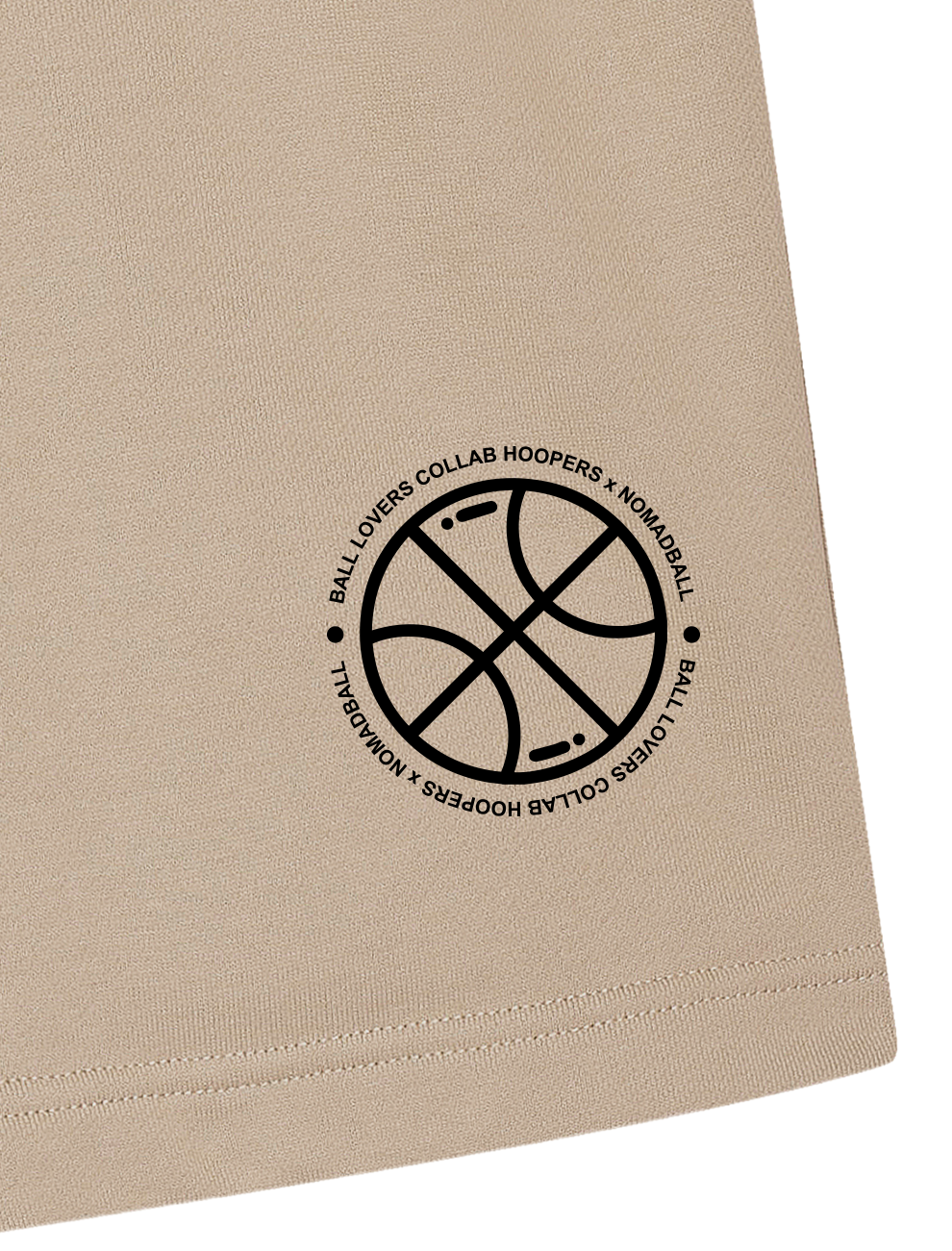 HOOPERS x NOMADBALL - Cotton Shorts Beige